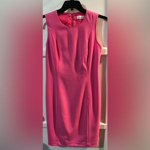 Calvin Klein pink sheath dress